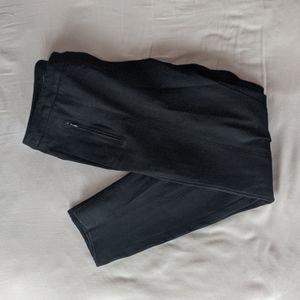 Black Cropped Trousers